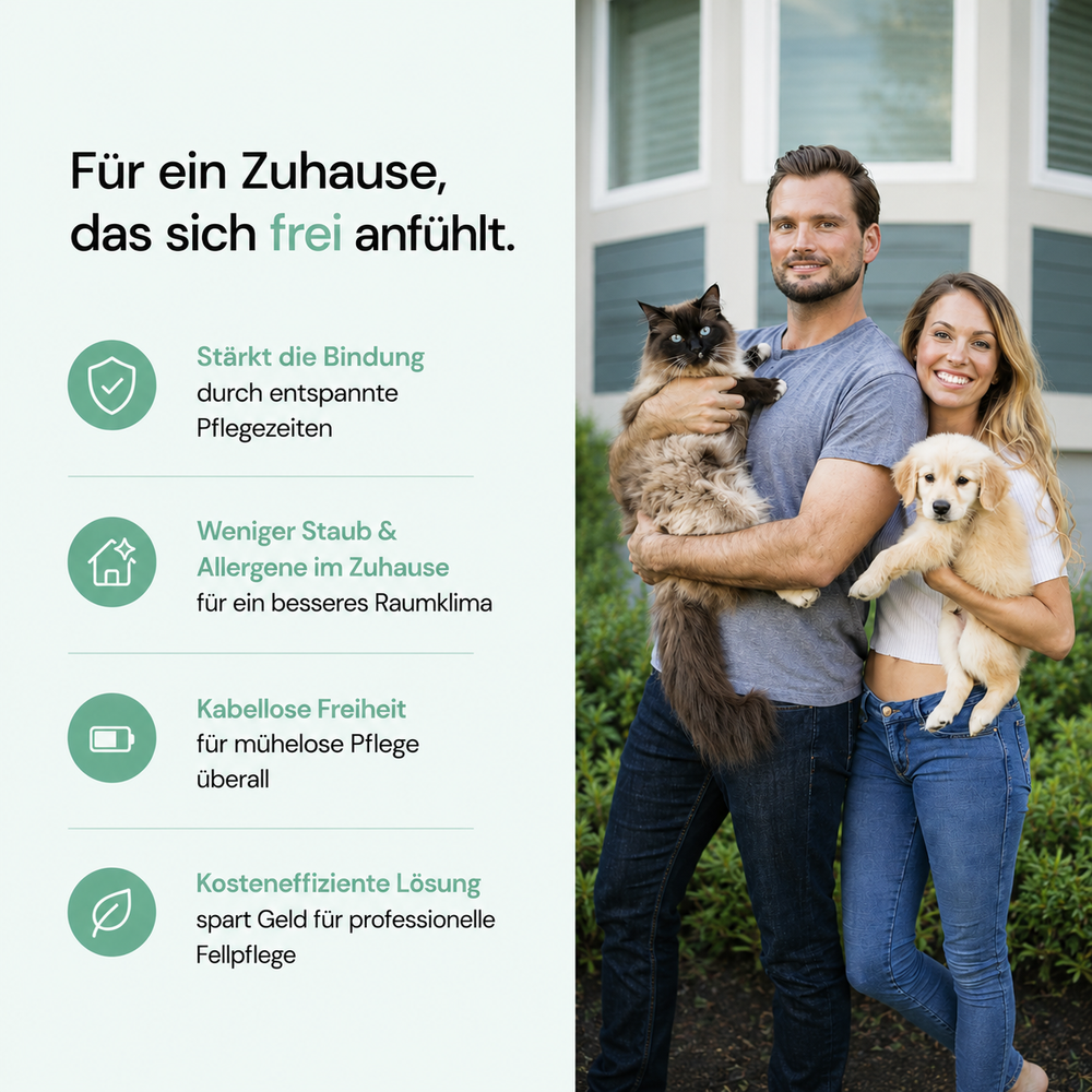 Furly — Kabelloses Pflegegerät für ein strahlendes & gesundes Fell